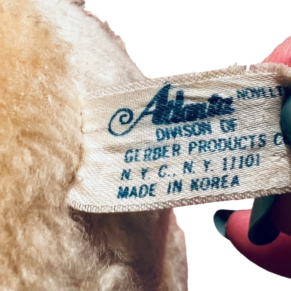 Vintage Atlanta Gerber Mama & Baby Bunny Rabbit Plush Stuffed Animal 12” Korea - Picture 11 of 12